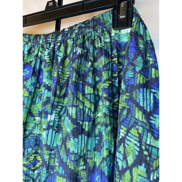 *LEMON GRASS SKIRT SIZE M, Woman’s GREEN BLUE TEAL LIGHTWEIGHT NWT - Picture 5 of 11